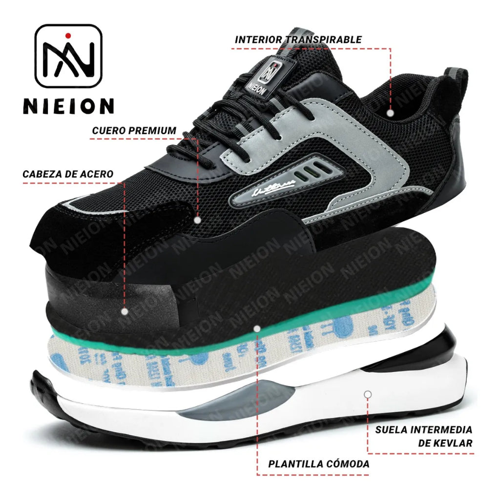 Tenis de Seguridad Hombre Zapatilla Sport Industrial