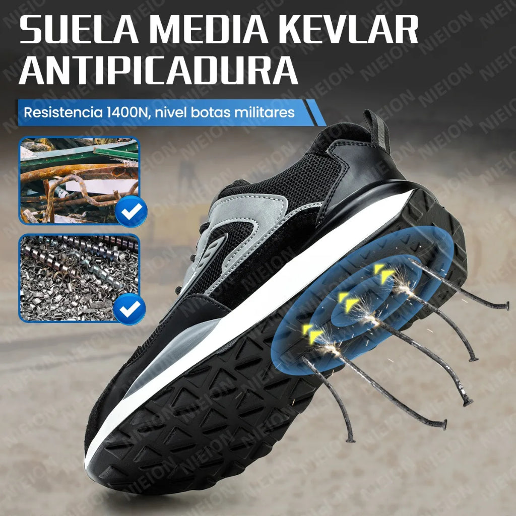 Tenis de Seguridad Hombre Zapatilla Sport Industrial