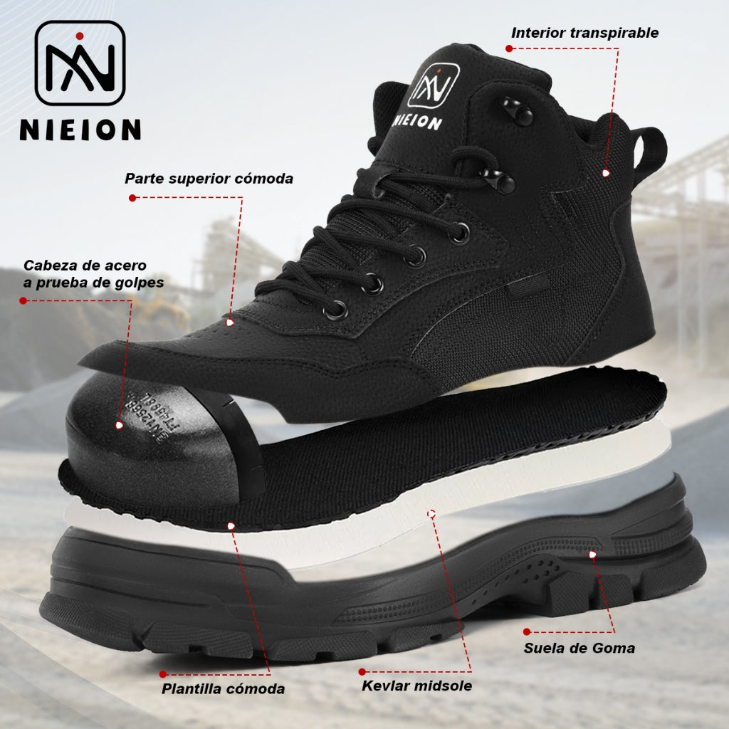 Botas de Seguridad Hombre Industrial Resistente