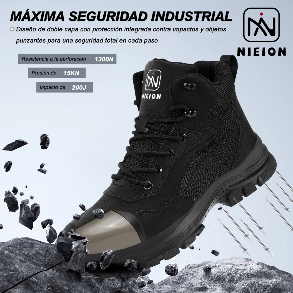 Botas de Seguridad Hombre Industrial Resistente