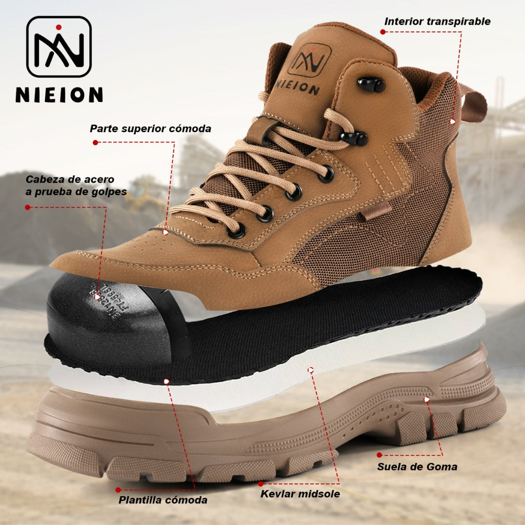 Botas de Seguridad Hombre Industrial Resistente