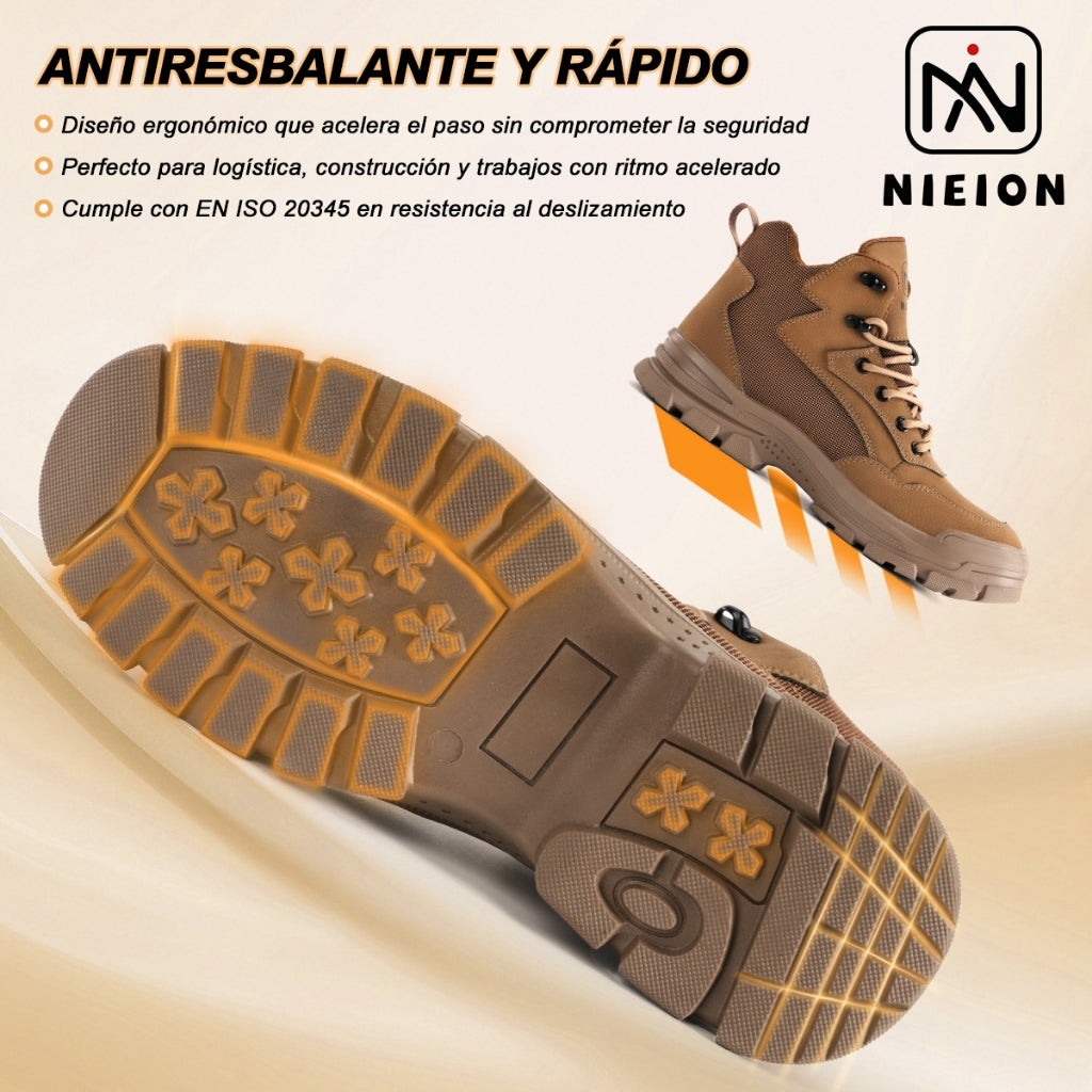 Botas de Seguridad Hombre Industrial Resistente