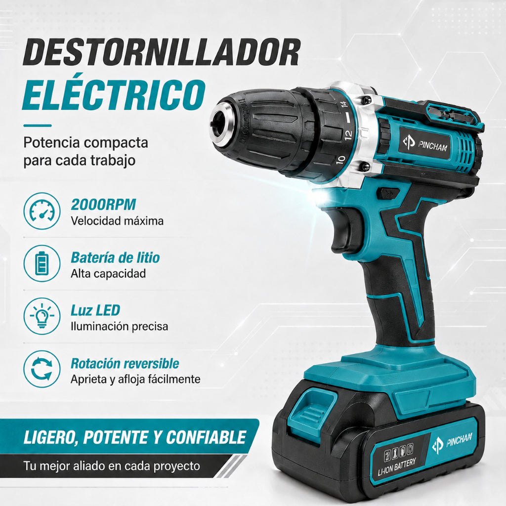Kit De Taladro Inalámbrico
