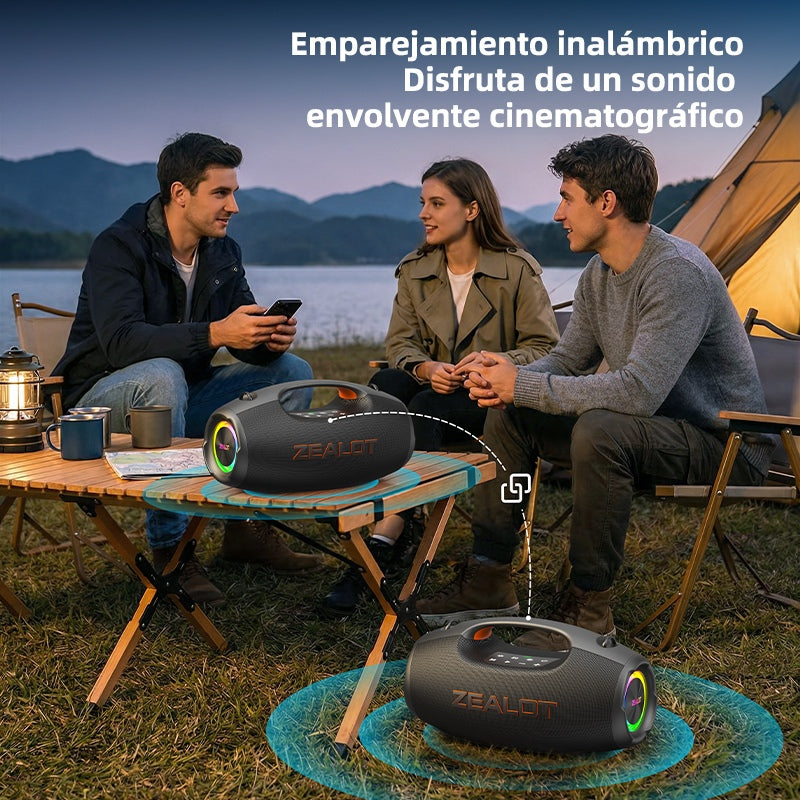 100W Portable Bluetooth