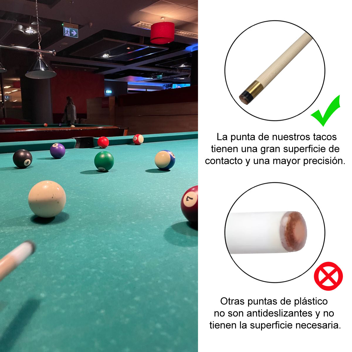 Taco de Billar Desarmable Pattern Tribal  + Guante De Regalo