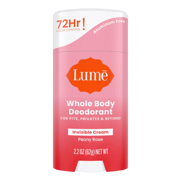 LUME WHOLE BODY DEODORANT INVISIBLE CREAM "PEONY ROSE"