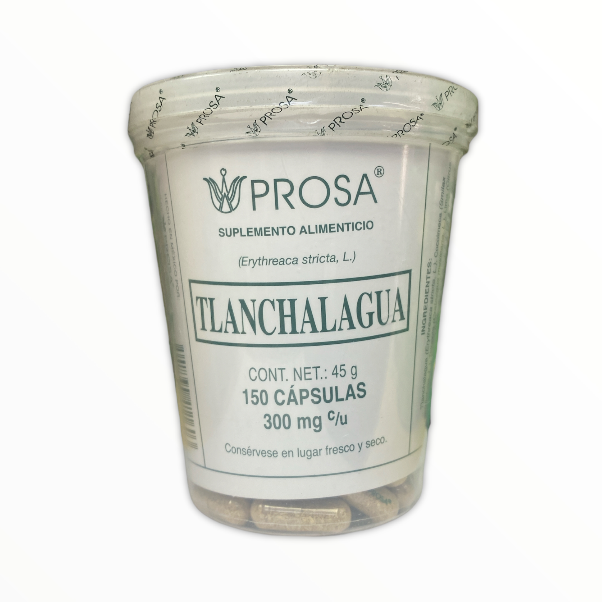 CAP TLANCHALAGUA C/150 PROSA