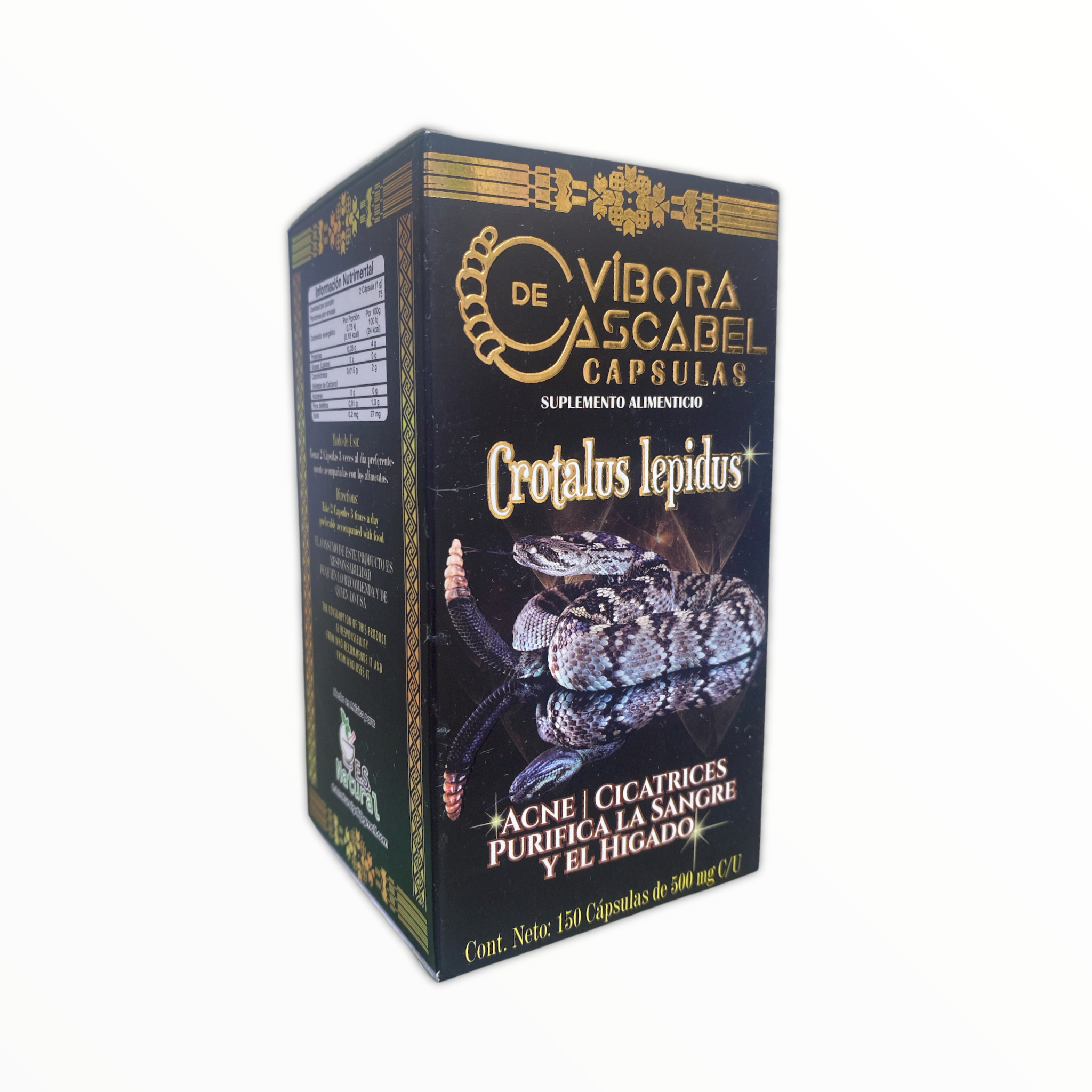 CAP VIBORA DE CASCABEL C/150 E.S NATURAL