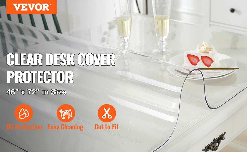 Protector de Mesa de PVC Transparente