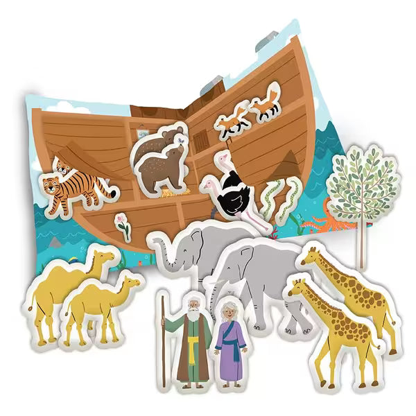 Panel de Fieltro para Libro y Bolsa de Arca de Noé