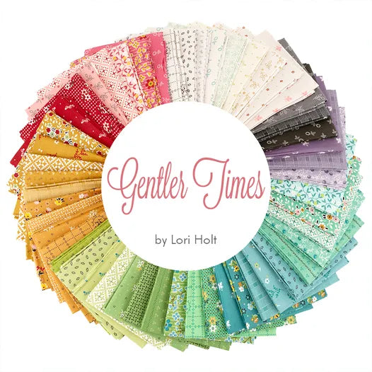 Charm Pack Tiempos Más Gentiles Lori Holt Colores 42 piezas de 12.5 cm