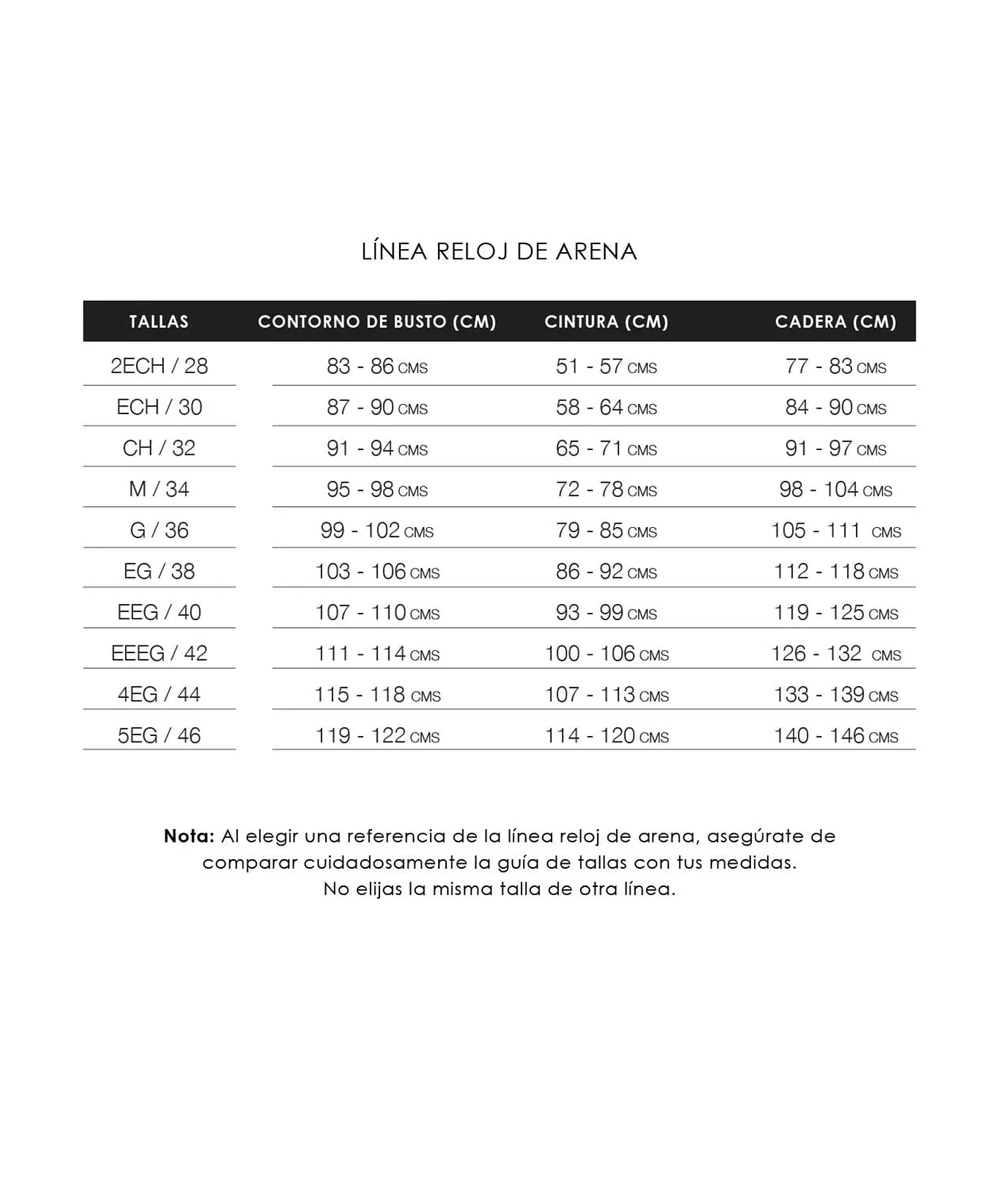 Cinturilla 3 Broches Reloj de Arena Mujer 5282 de Ann Chery®