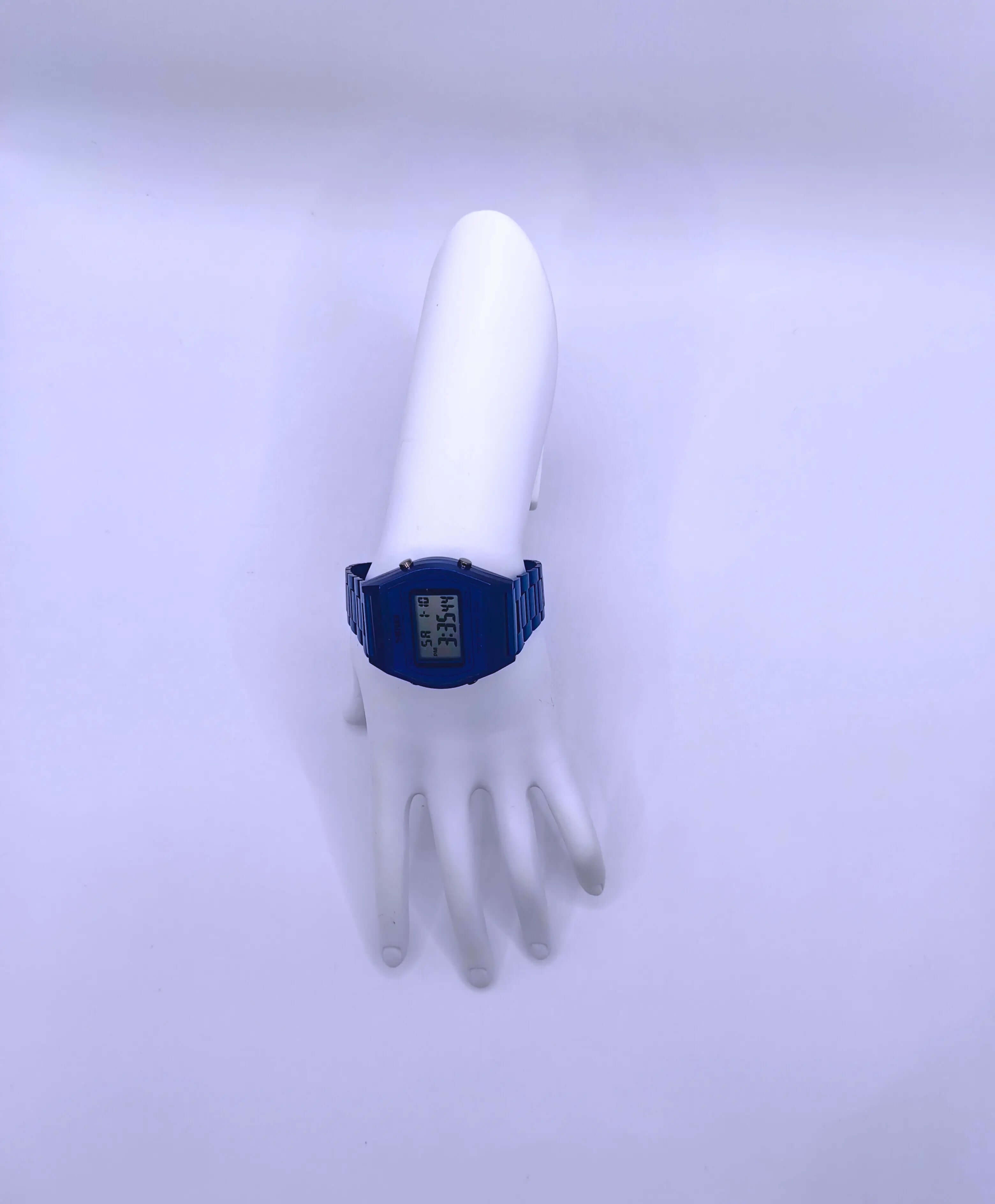 WA0001 - Reloj Acero Inoxidable Unisex Azul Marino Calenbi