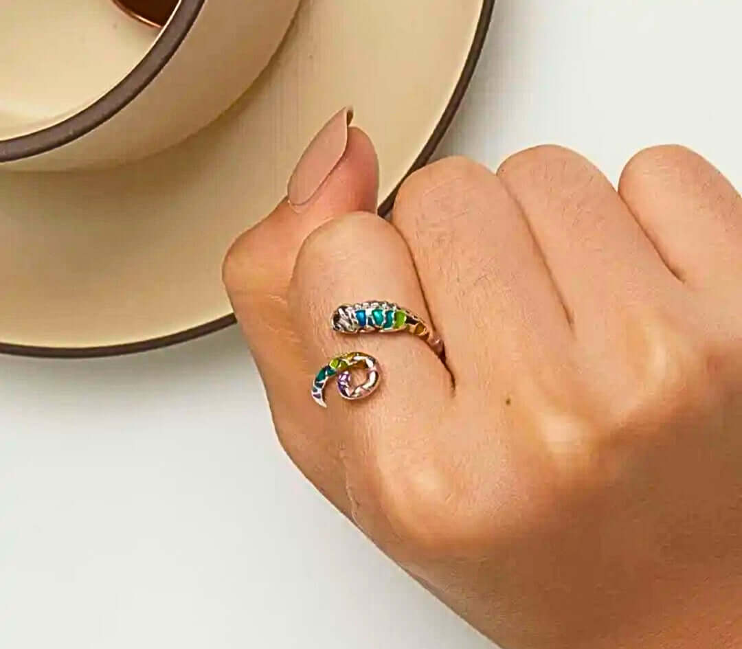 SR0021 - Anillo S925 Ley "Camaleón" Calenbi