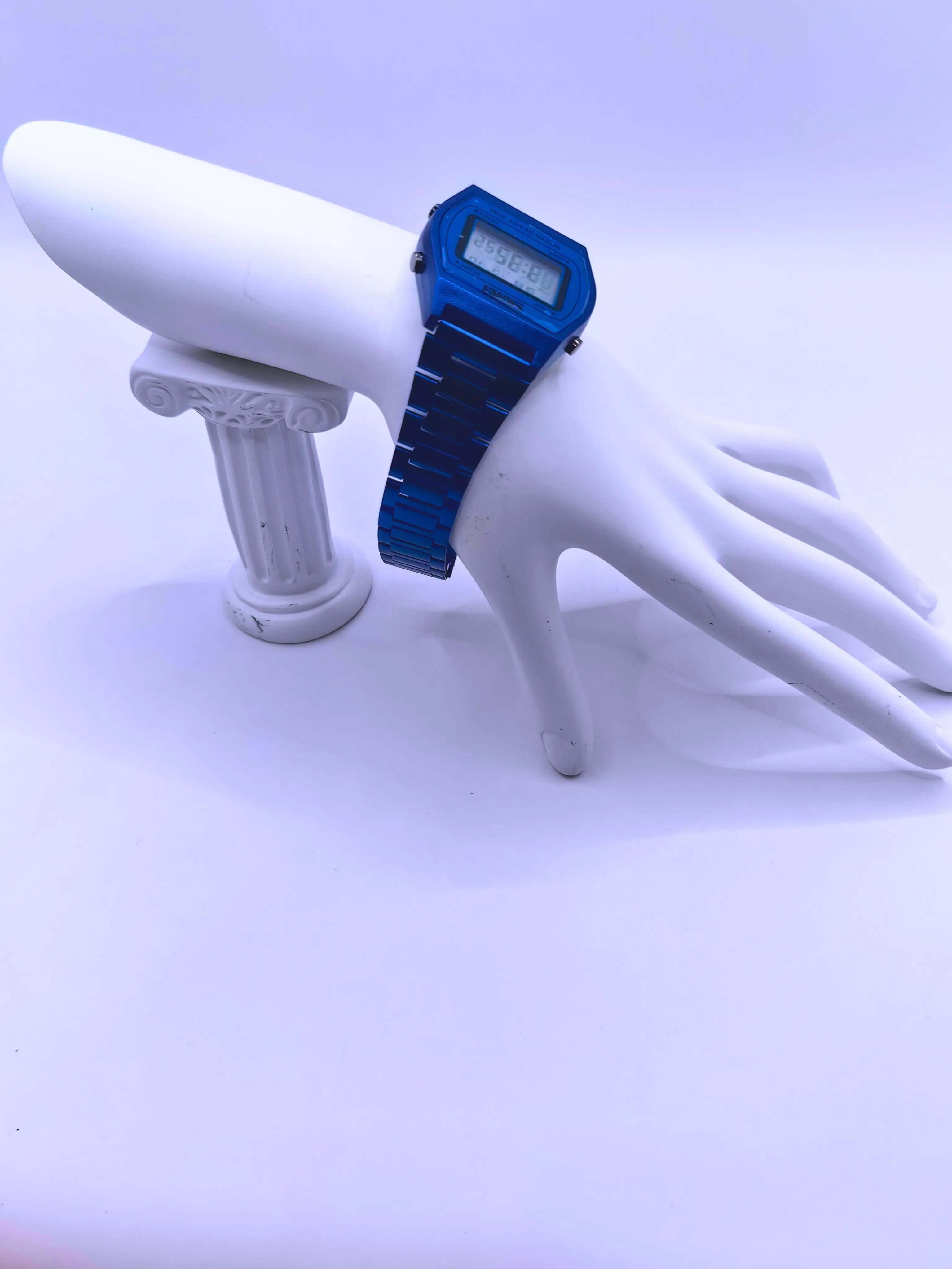 WA0001 - Reloj Acero Inoxidable Unisex Azul Marino Calenbi