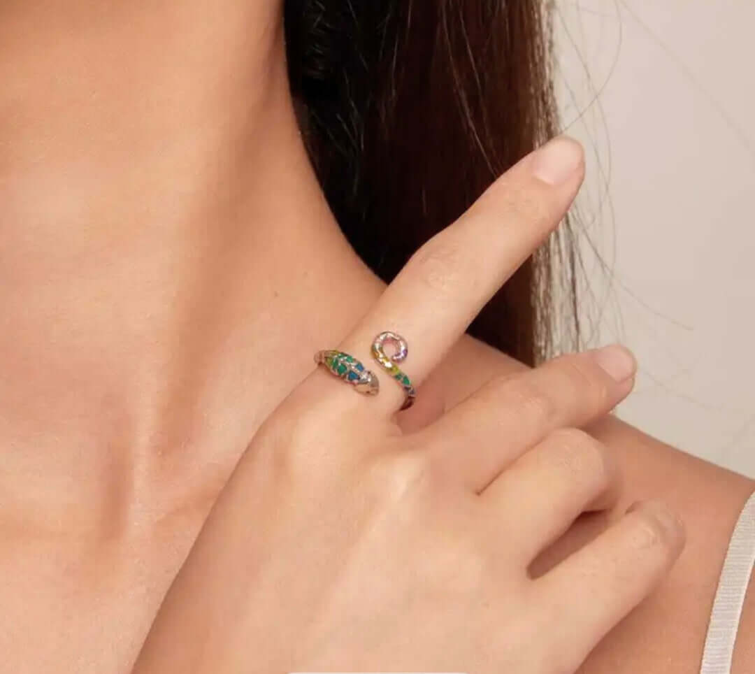 SR0021 - Anillo S925 Ley "Camaleón" Calenbi