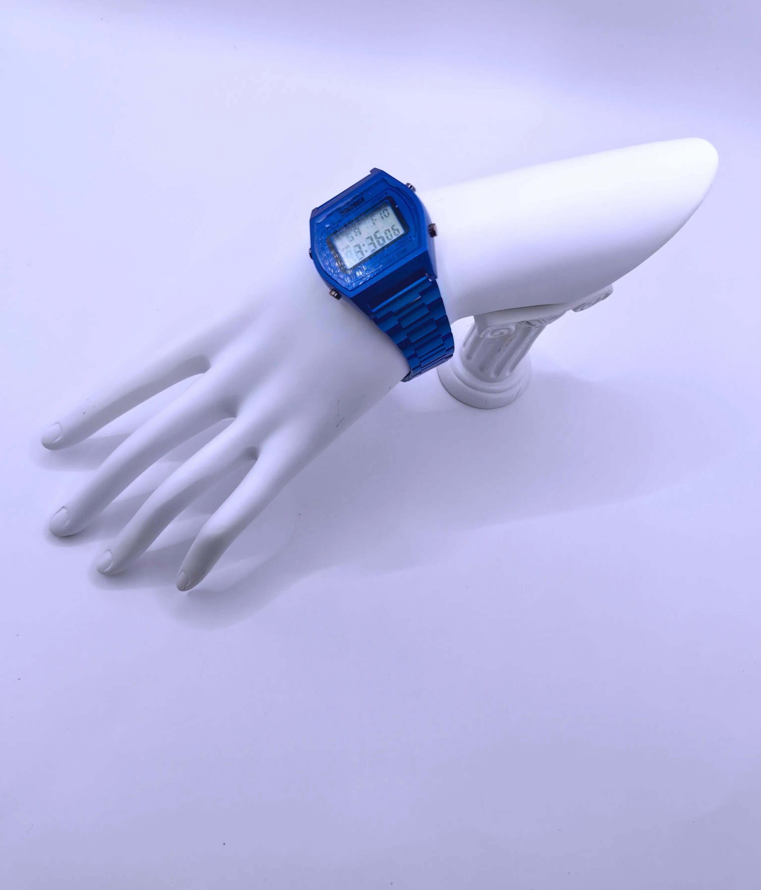 WA0001 - Reloj Acero Inoxidable Unisex Azul Marino Calenbi