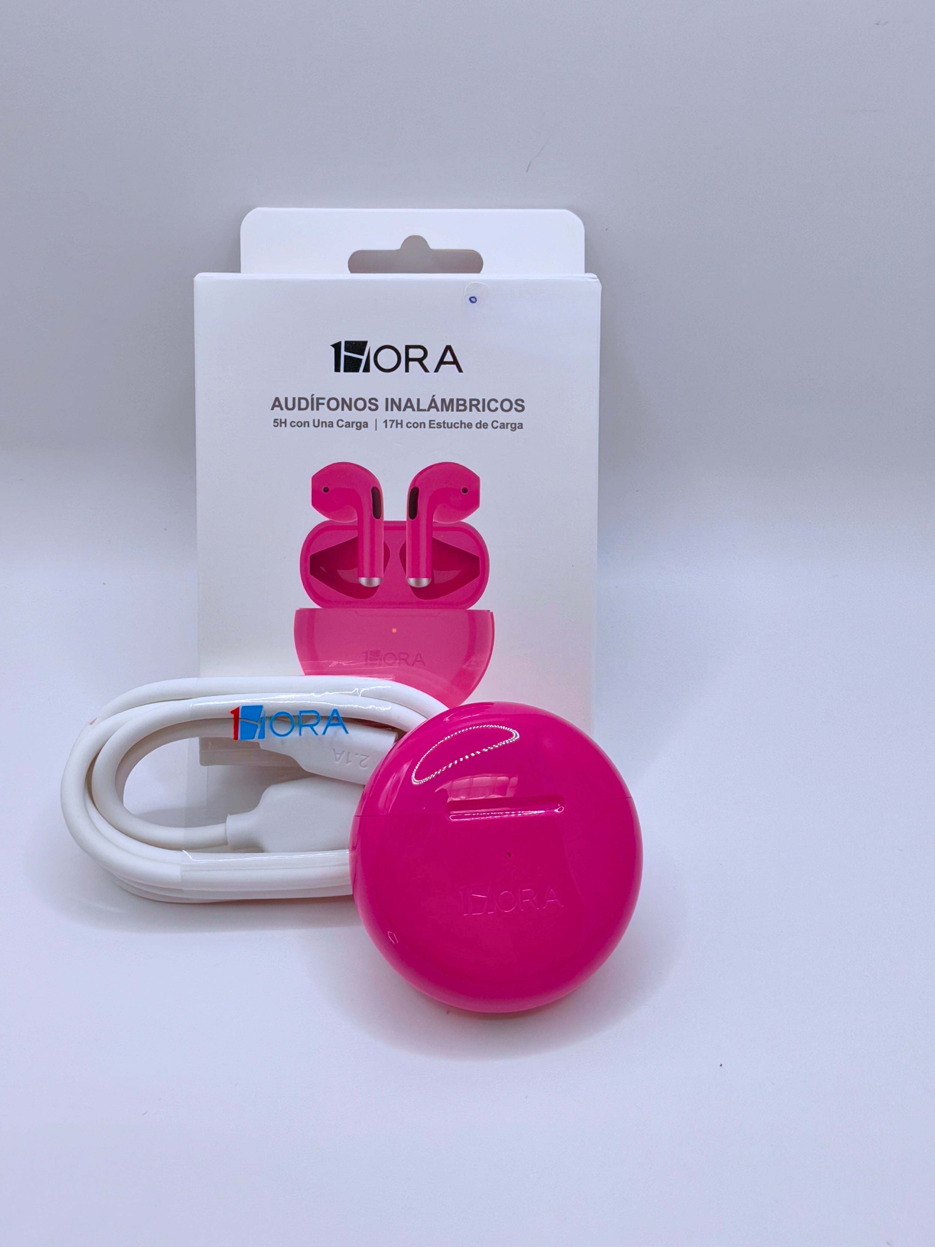 AUT119 - Audífonos Inalambricos Portátiles Varios Colores 1Hora