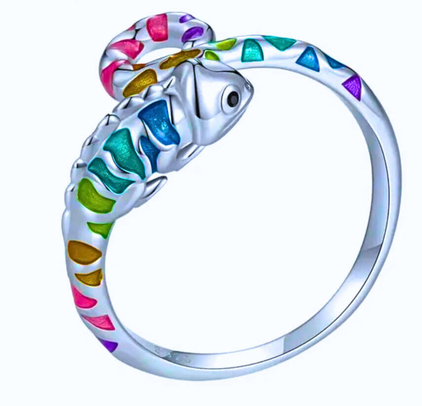 SR0021 - Anillo S925 Ley "Camaleón" Calenbi