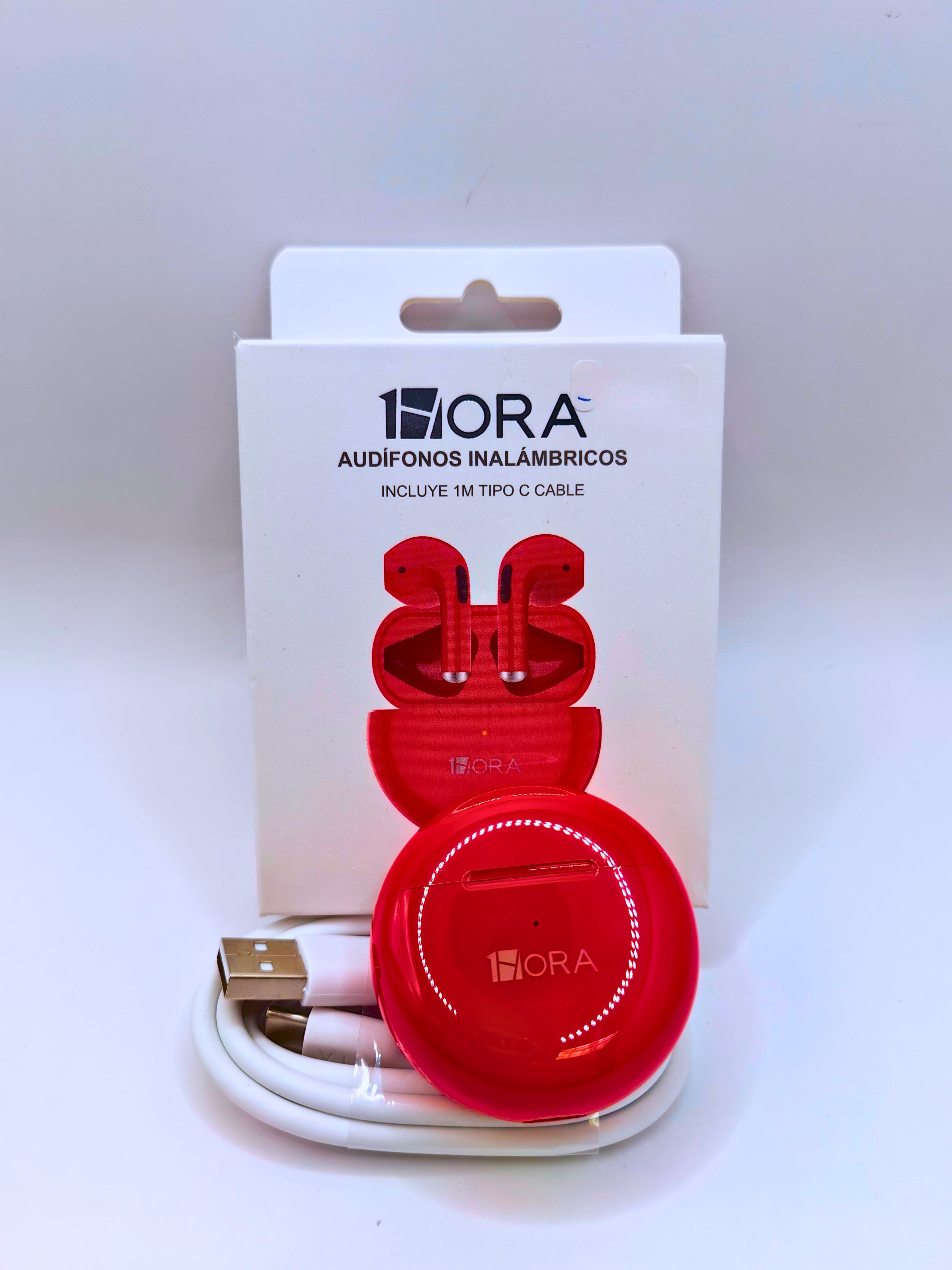 AUT119 - Audífonos Inalambricos Portátiles Varios Colores 1Hora