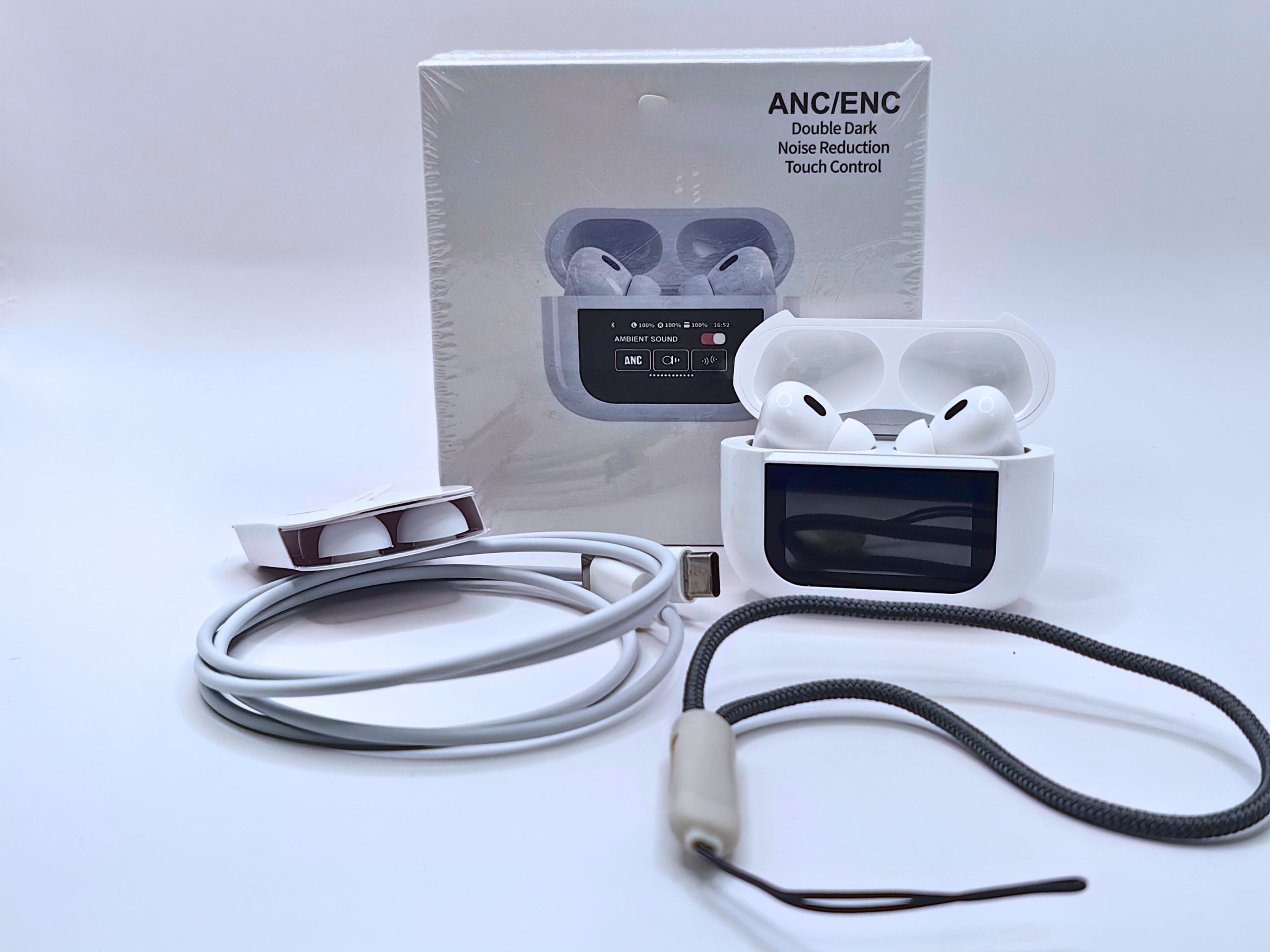 Audífonos ANC/ENC Pantalla Visualización OEM Genérico