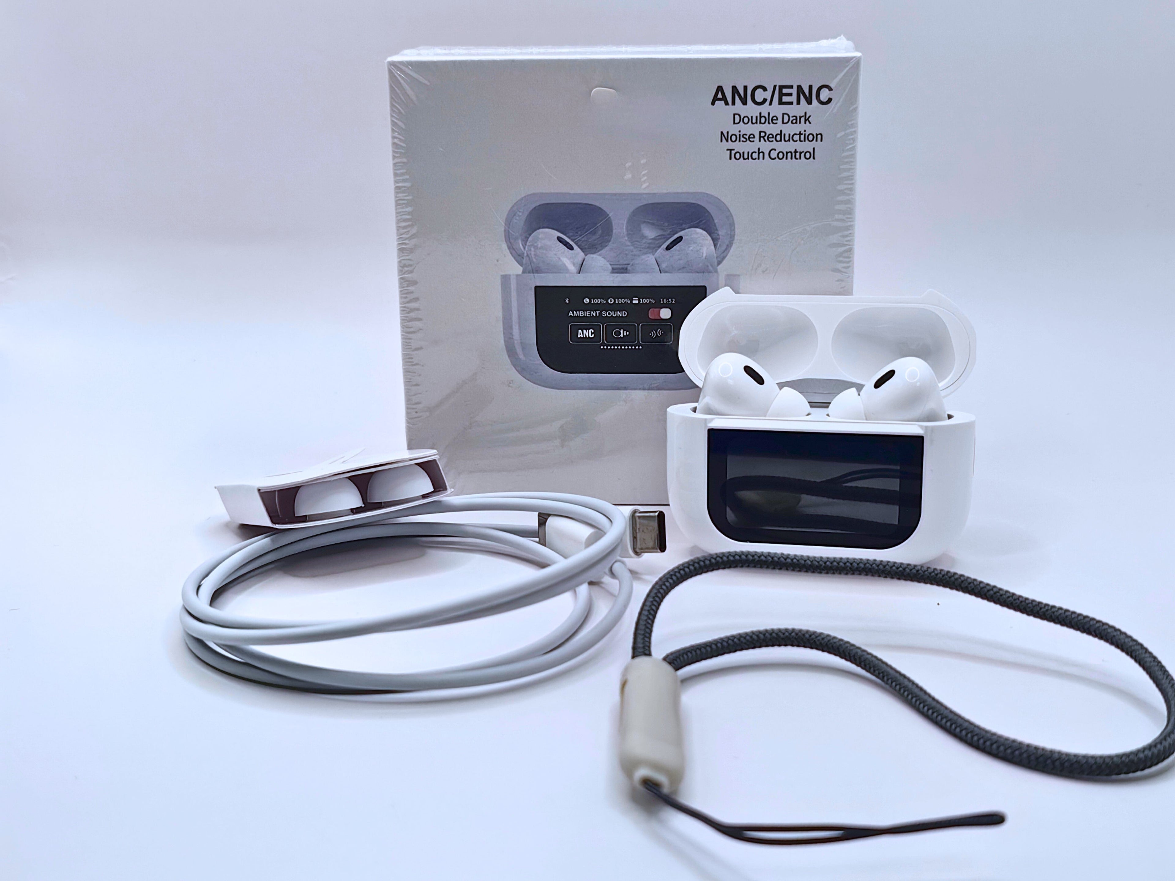 Audífonos ANC/ENC Pantalla Visualización OEM Genérico