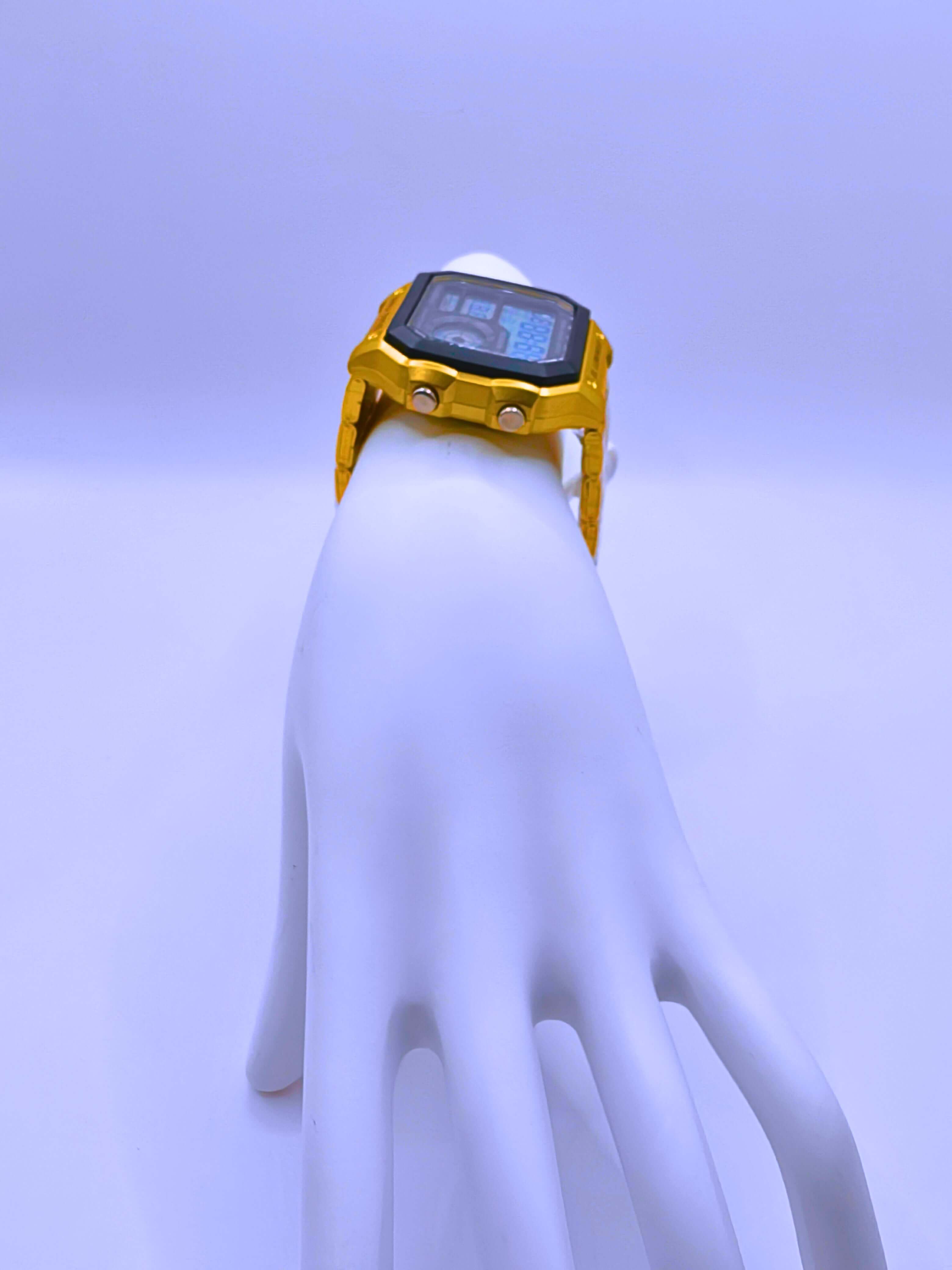 WA0006 - Reloj Digital Acero inoxidable Dorado SKMEI