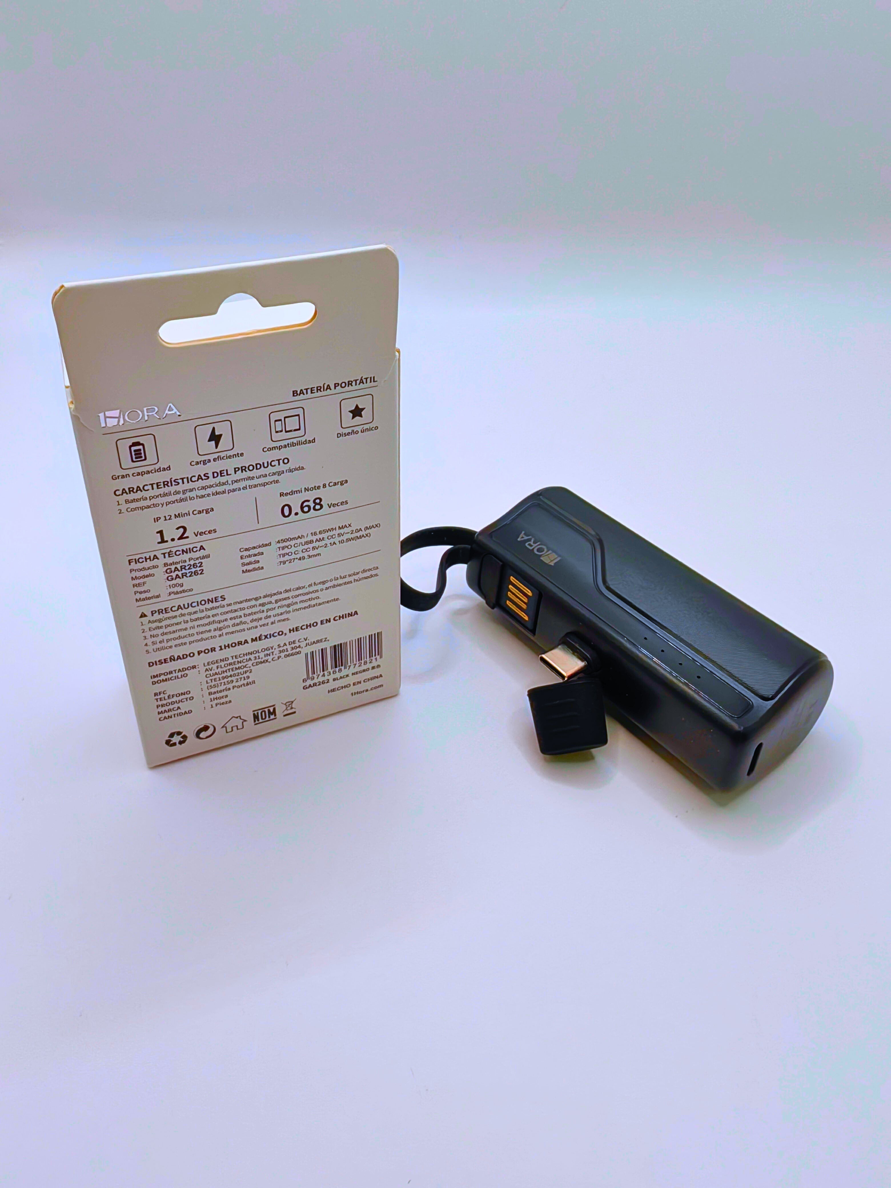 GAR252 - Batería Portátil 4500Mah 10.5W MAX 1Hora