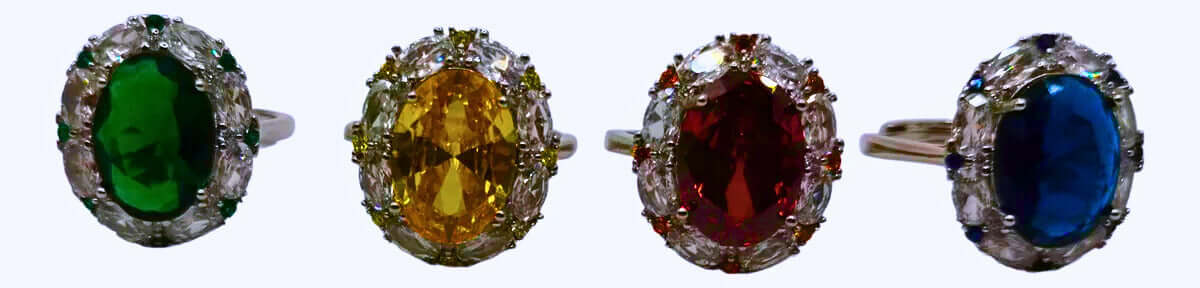 SR0024 - Anillo S925 Ley "Sello Real" Circonita Cubica Ajustable Calenbi