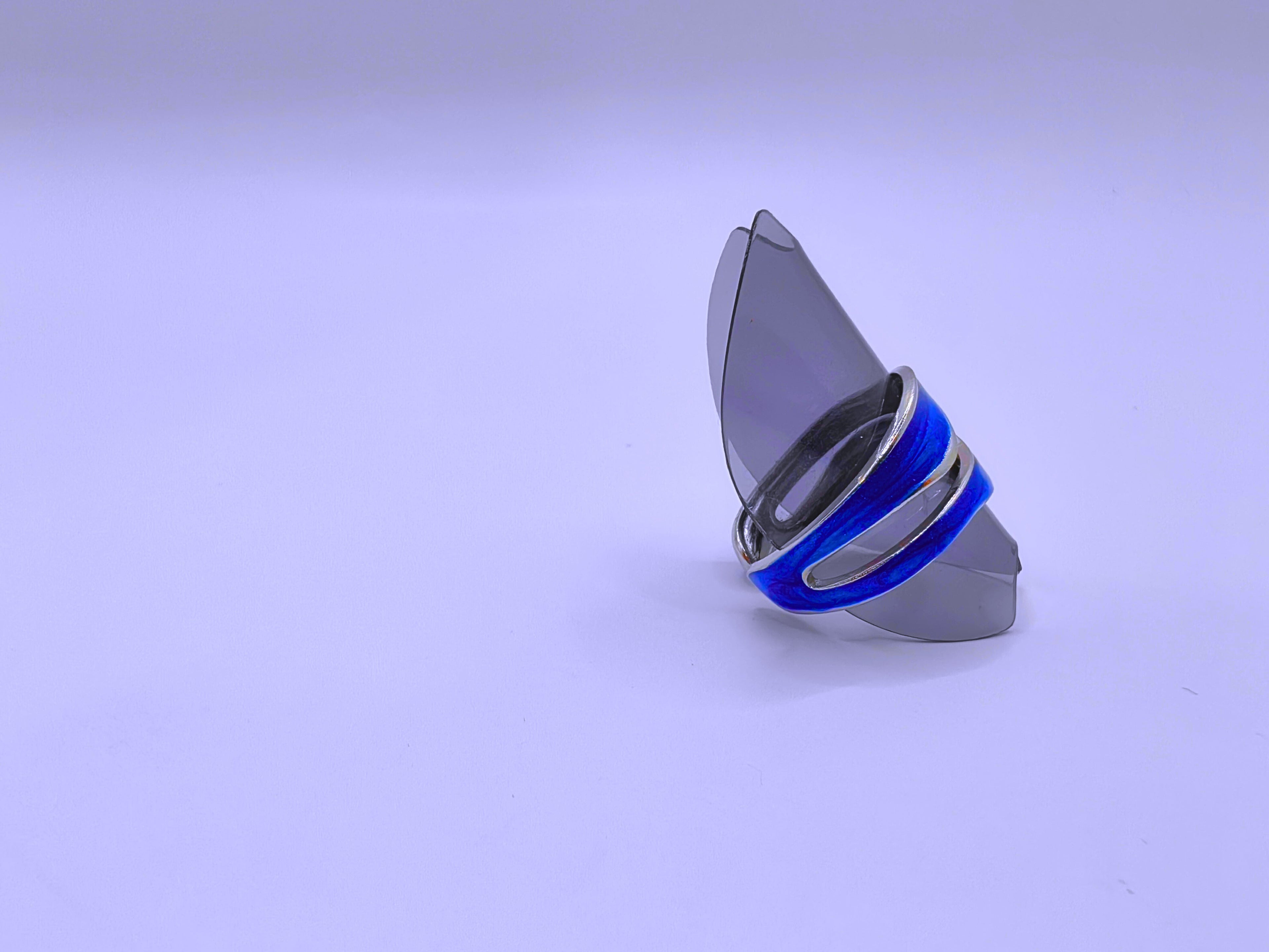 RB0006-10 Anillo Acero Inoxidable Epoxica Chapa Oro 10k Calenbi