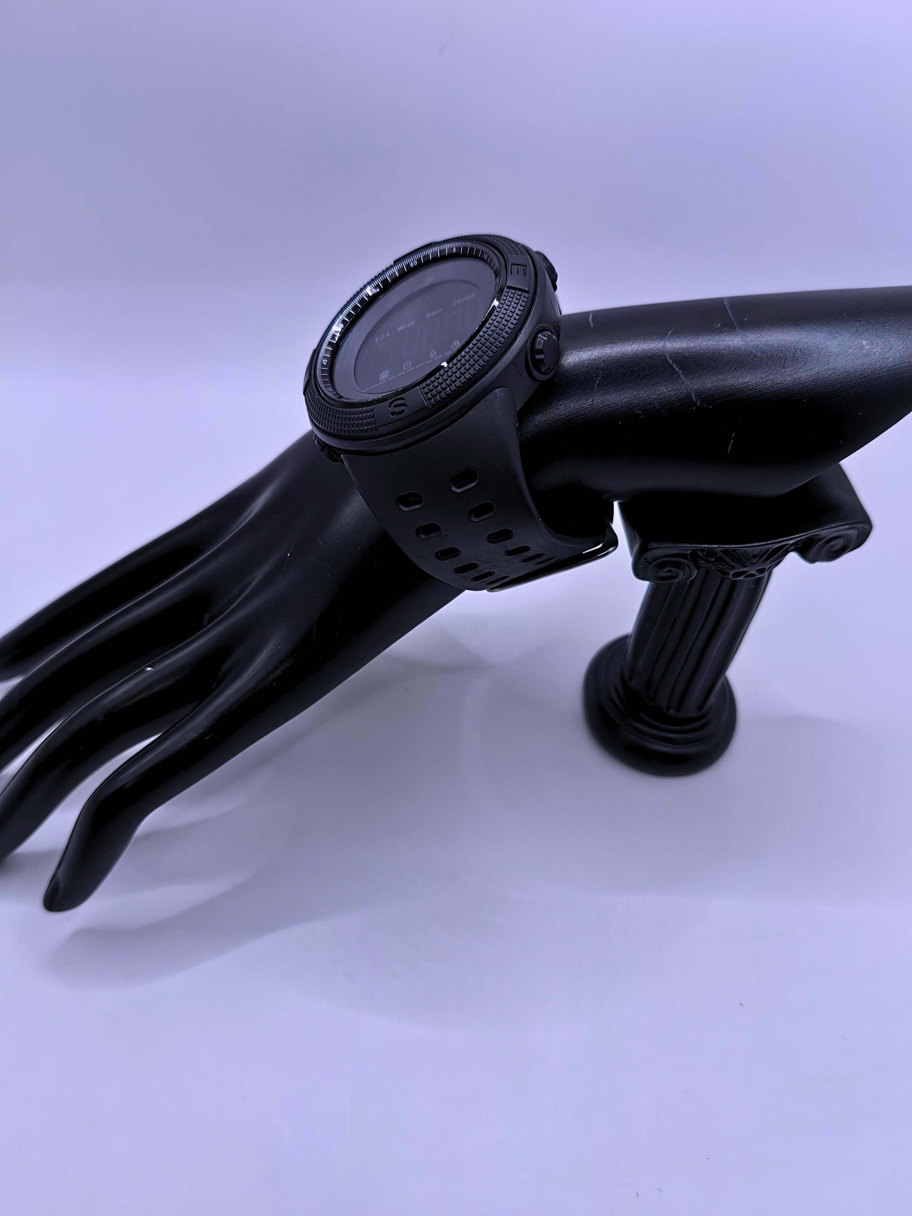 WA0025 - Reloj Digital Plástico Deportivo Negro Calenbi