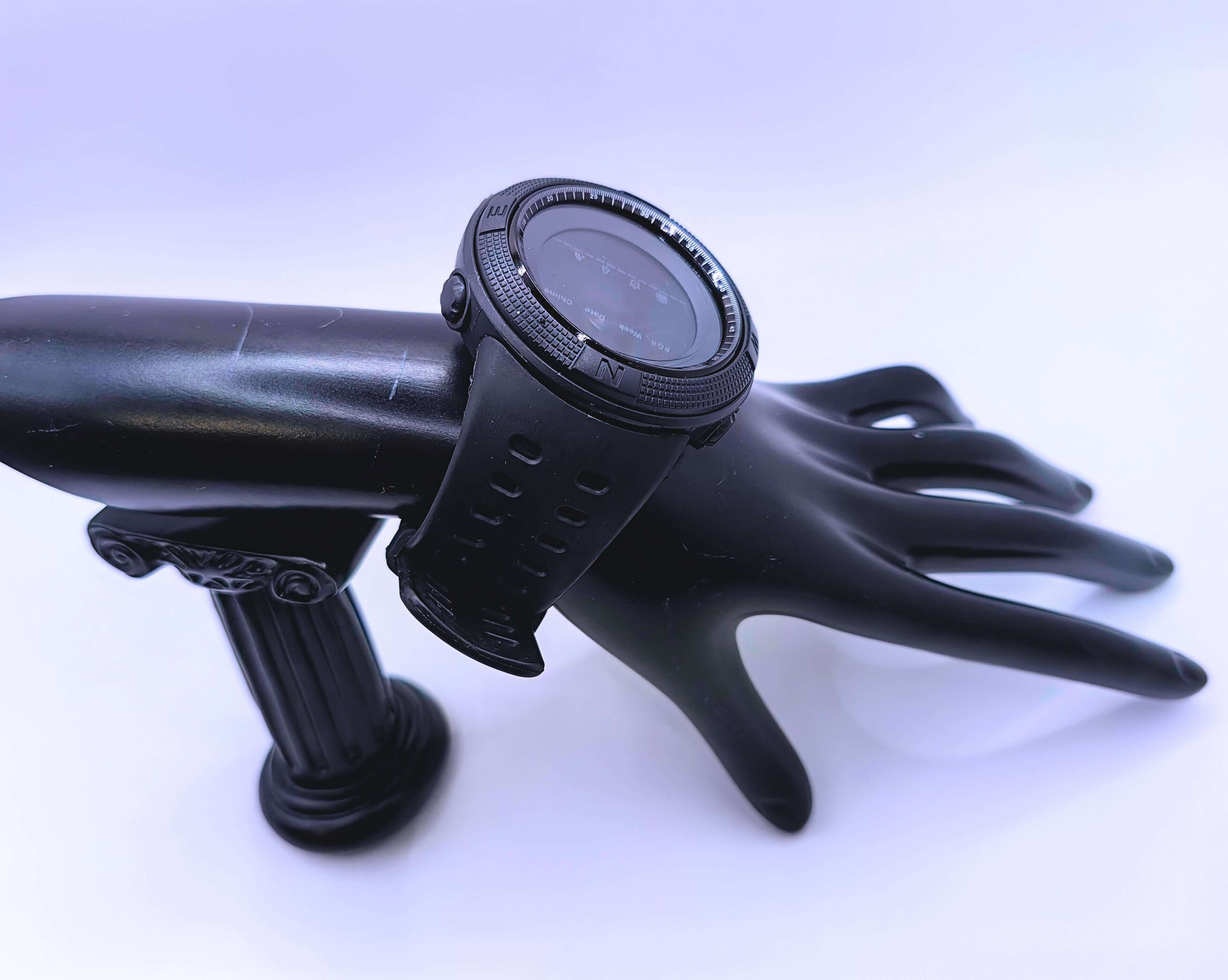 WA0025 - Reloj Digital Plástico Deportivo Negro Calenbi