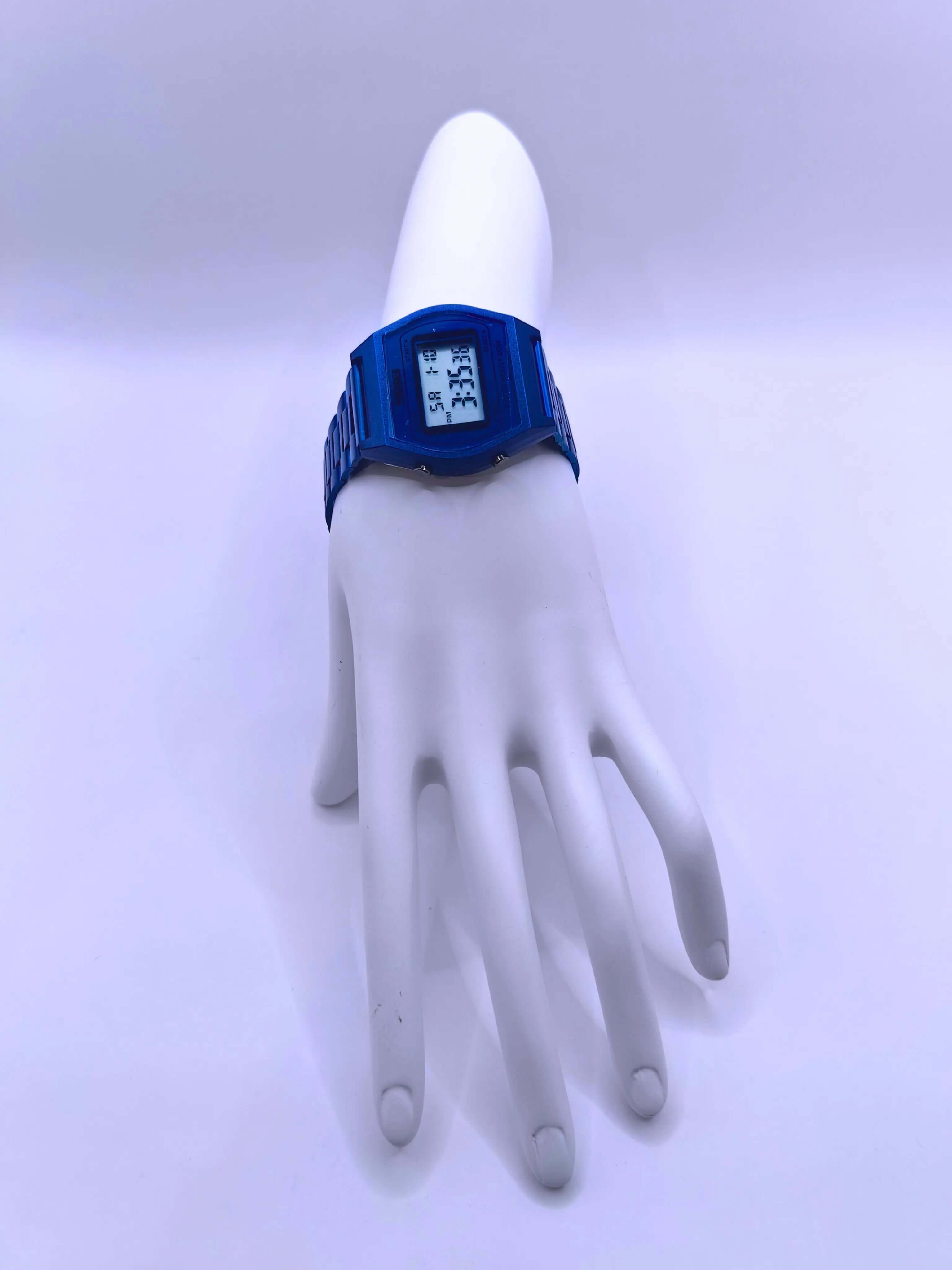 WA0001 - Reloj Acero Inoxidable Unisex Azul Marino Calenbi