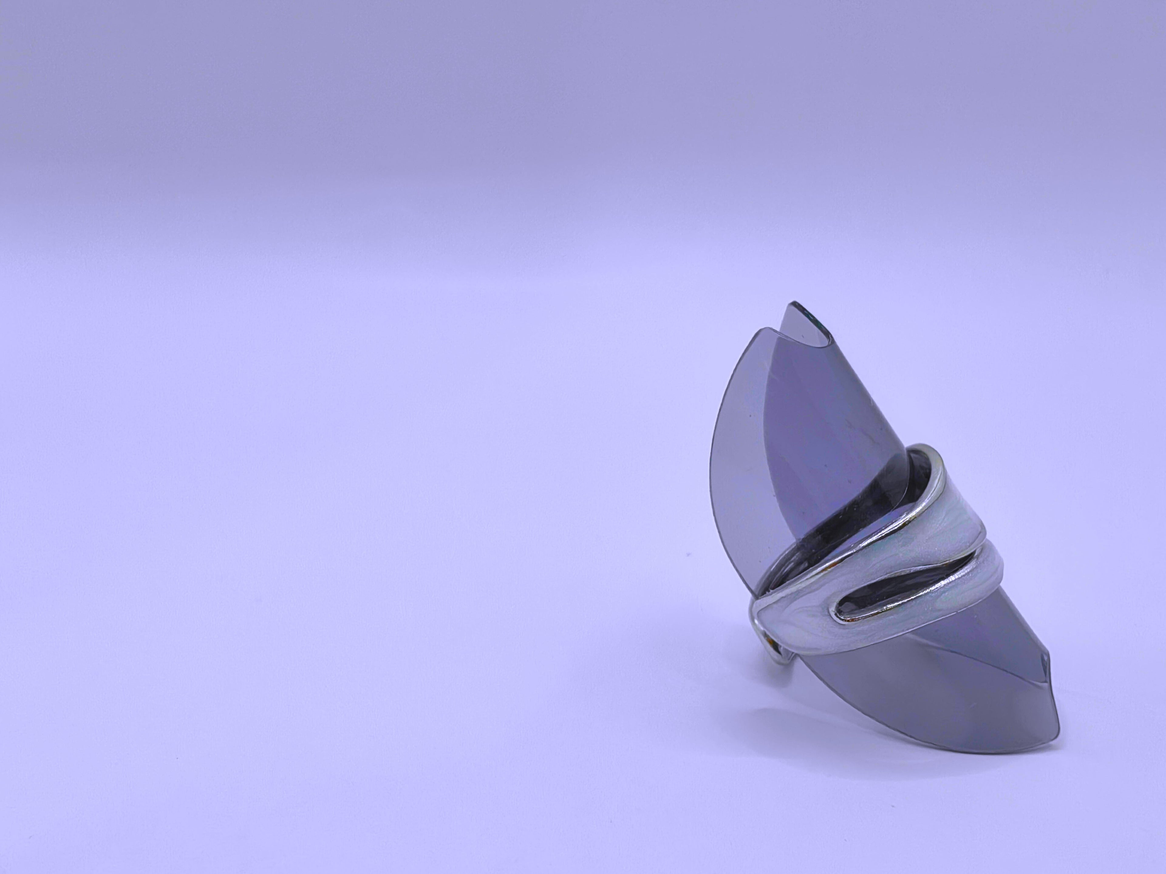 RB0006-10 Anillo Acero Inoxidable Epoxica Chapa Oro 10k Calenbi