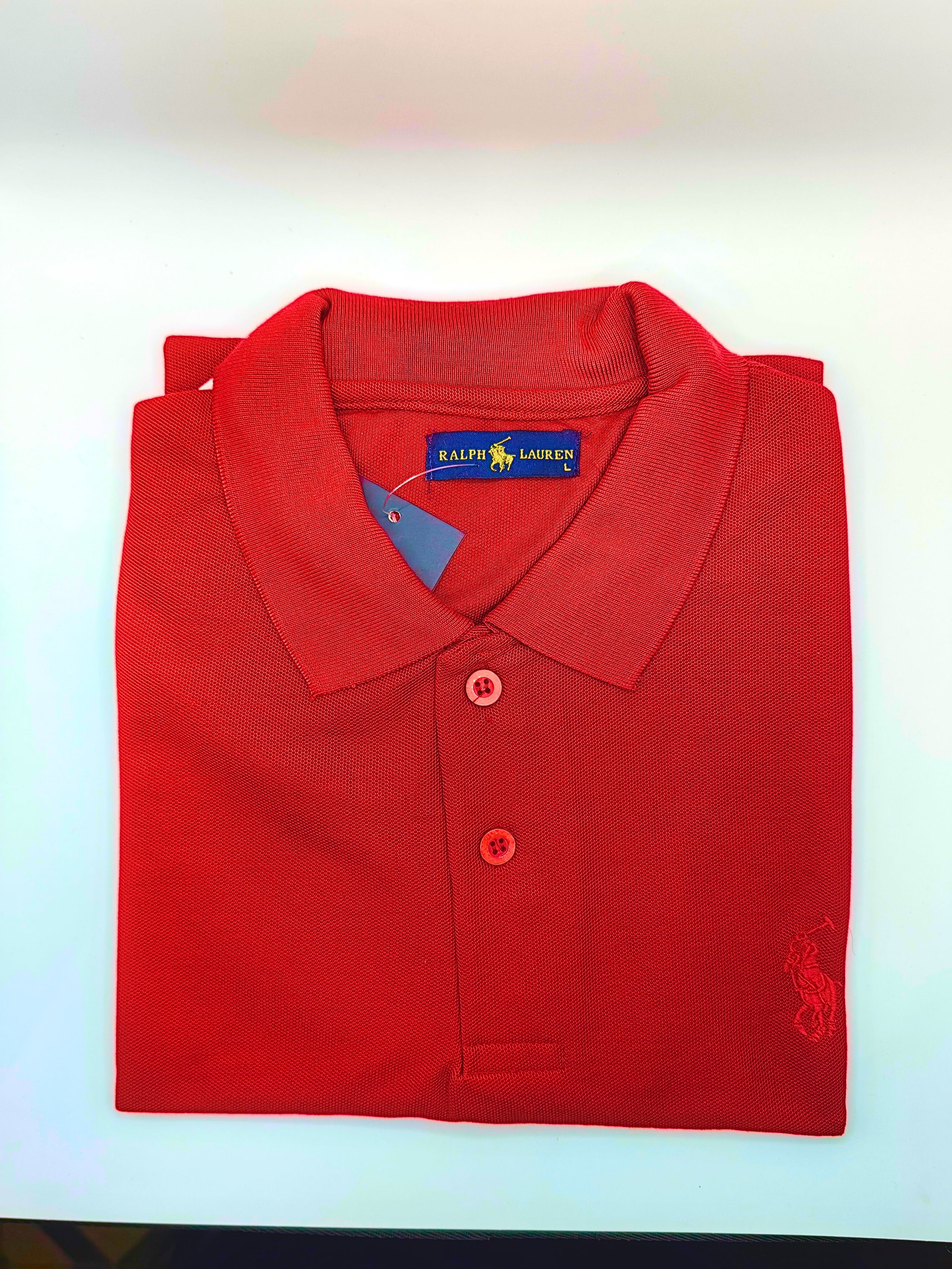 Playera Polo Caballero Grande Roja