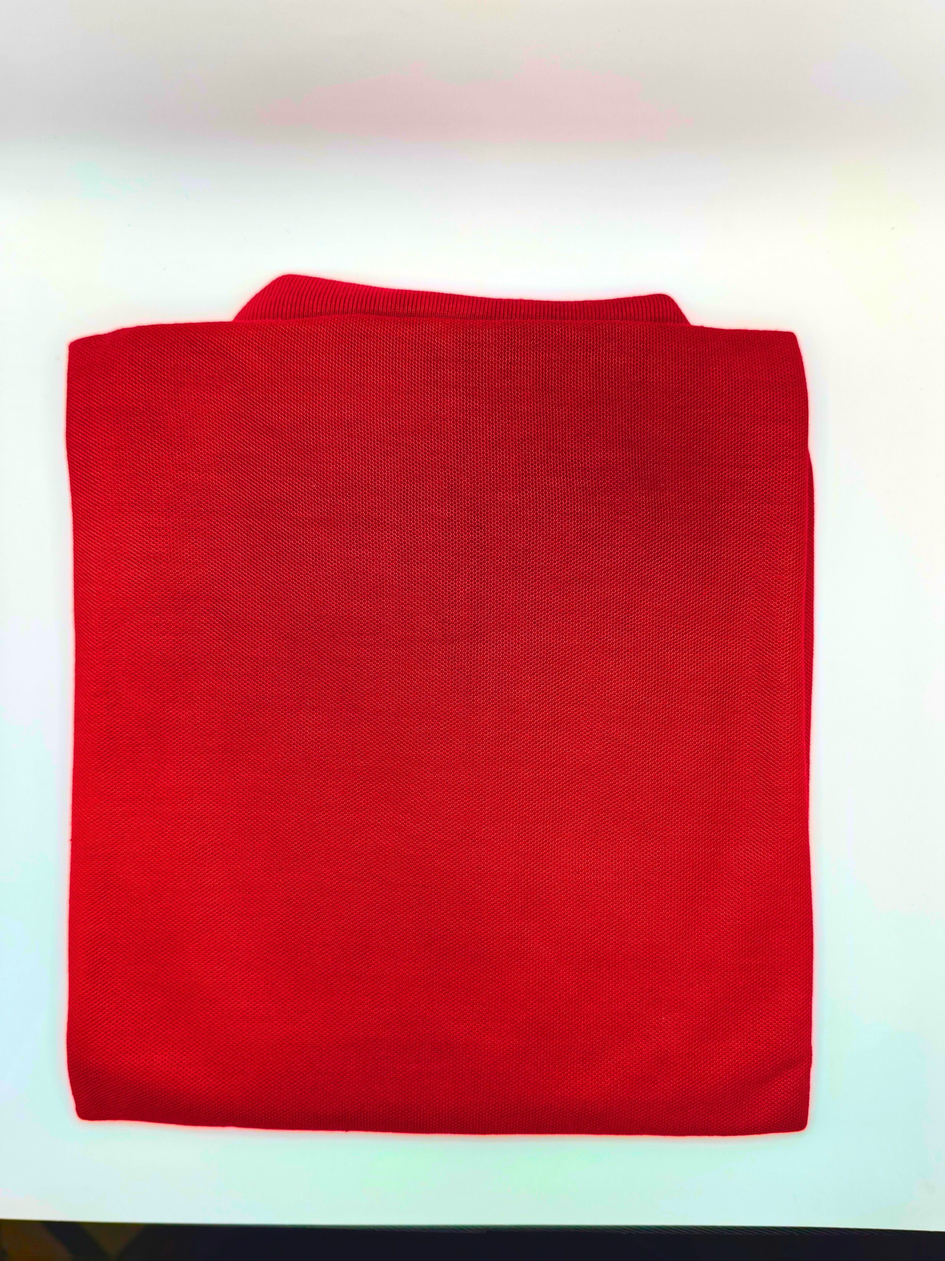 Playera Polo Caballero Chica Rojo