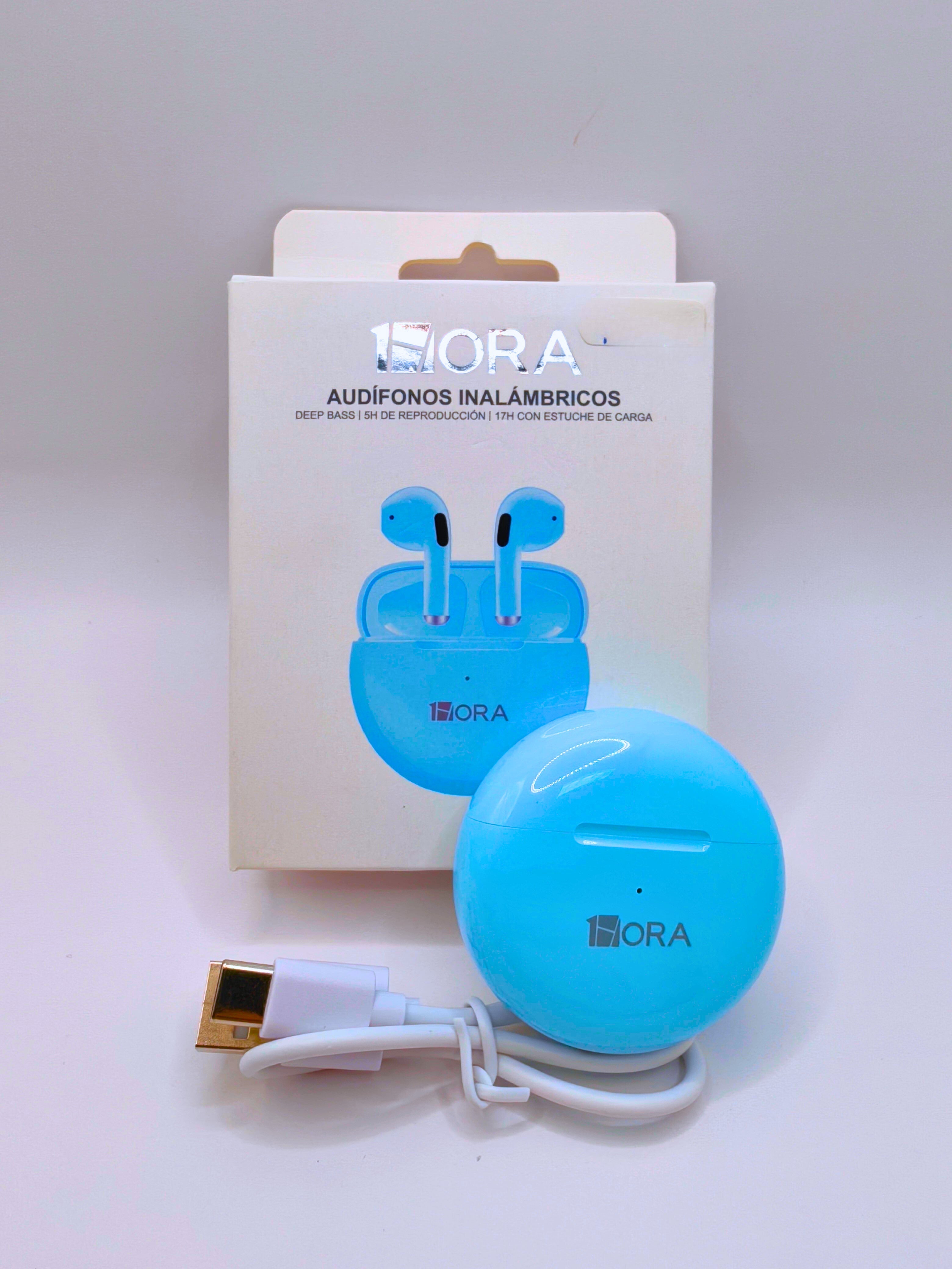 AUT119 - Audífonos Inalambricos Portátiles Varios Colores 1Hora