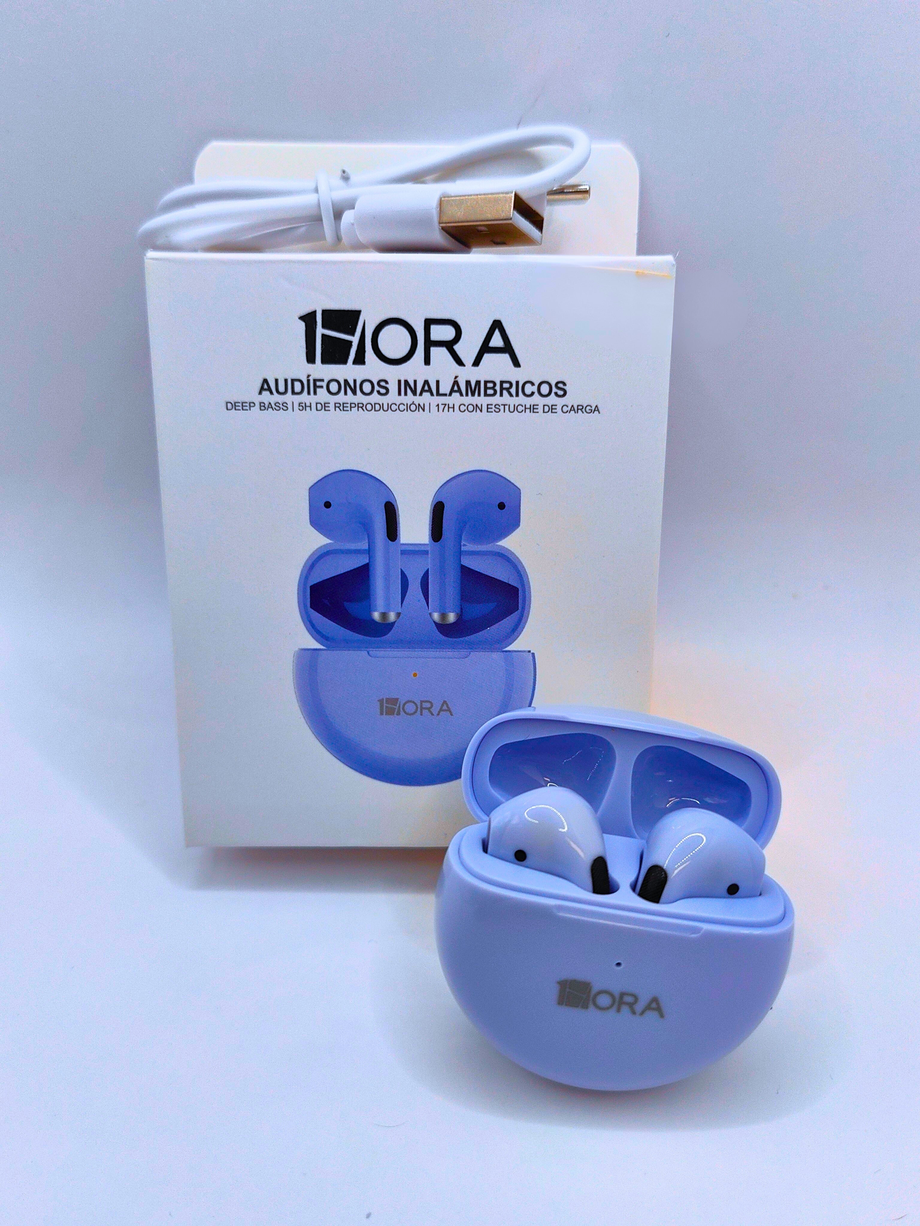 AUT119 - Audífonos Inalambricos Portátiles Varios Colores 1Hora