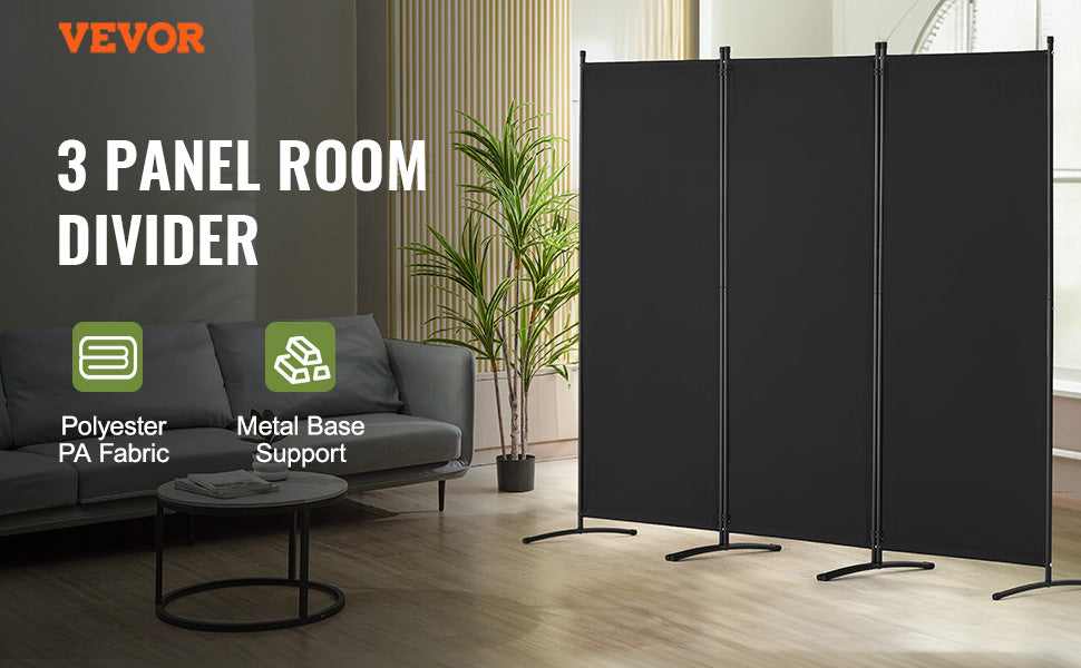 Biombo Separador Plegable 3 Paneles