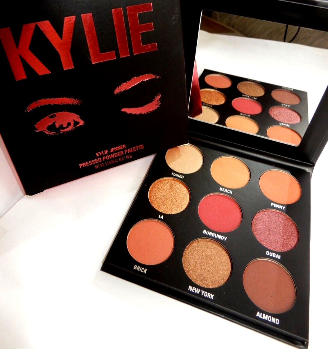 KYLIE JENNER PRESSED POWDER THE BURGUNDY Palette