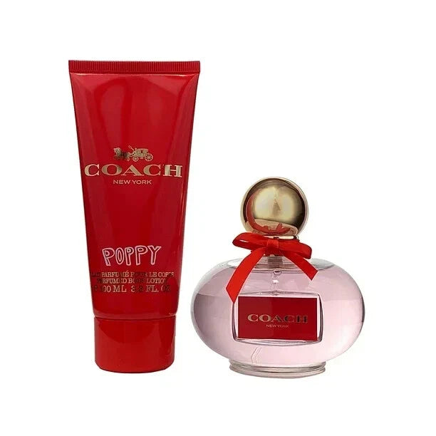 COACH POPPY Set de Regalo de 2 Piezas Eau de Parfum 100ml Loción Corporal 100ml Para Mujer