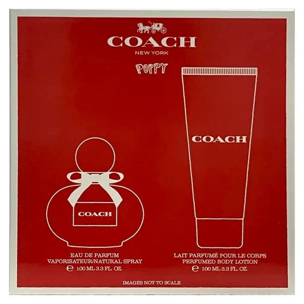 COACH POPPY Set de Regalo de 2 Piezas Eau de Parfum 100ml Loción Corporal 100ml Para Mujer