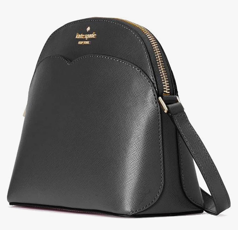 KATE SPADE Payton Dome Crossbody Bag in Black