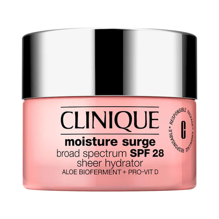 CLINIQUE MOISTURE SURGE BROAD SPECTRUM SPF 28 SHEER HYDRATOR 30ML