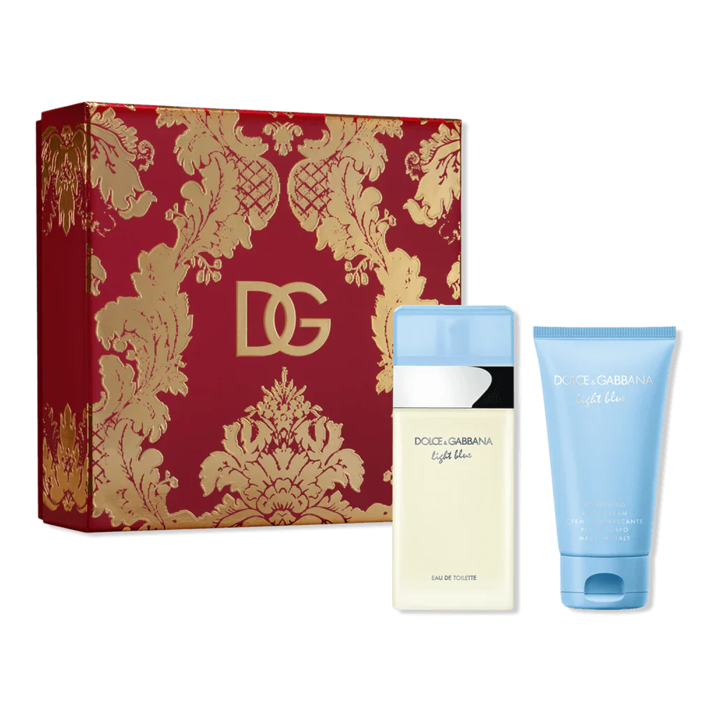 DOLCE &amp; GABBANA LIGHT BLUE SET 2 PZS DAMA
