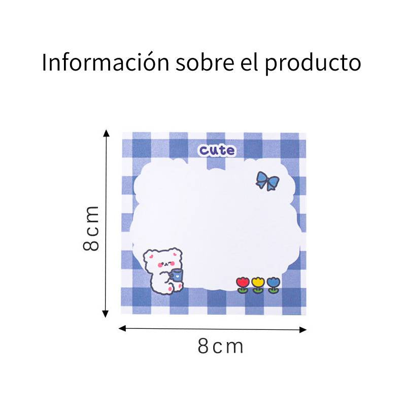80 hojas/Pad Notas Adhesivas