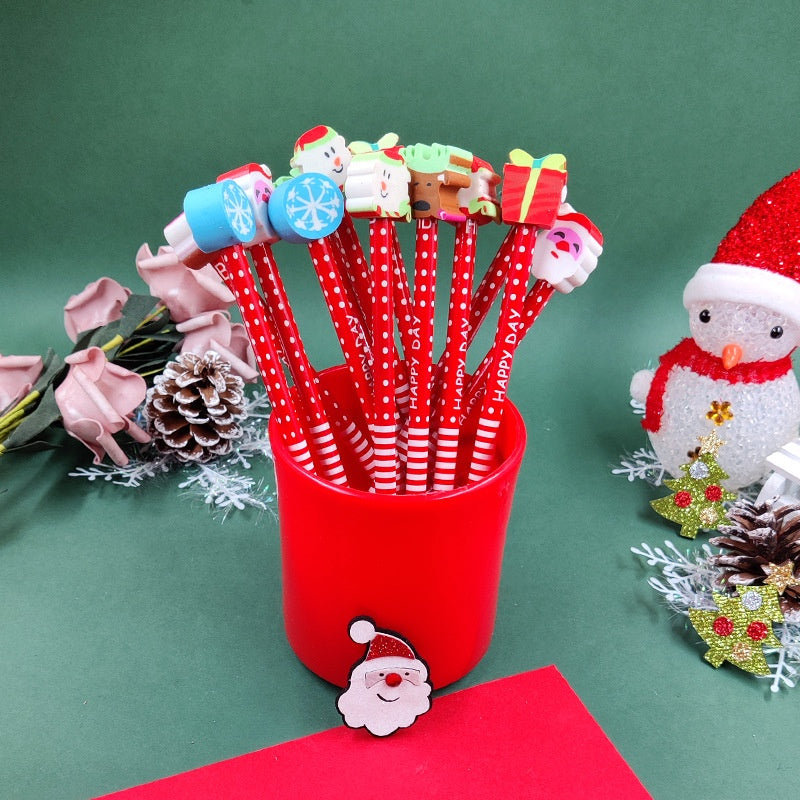 Kawaii Lápiz De Navidad