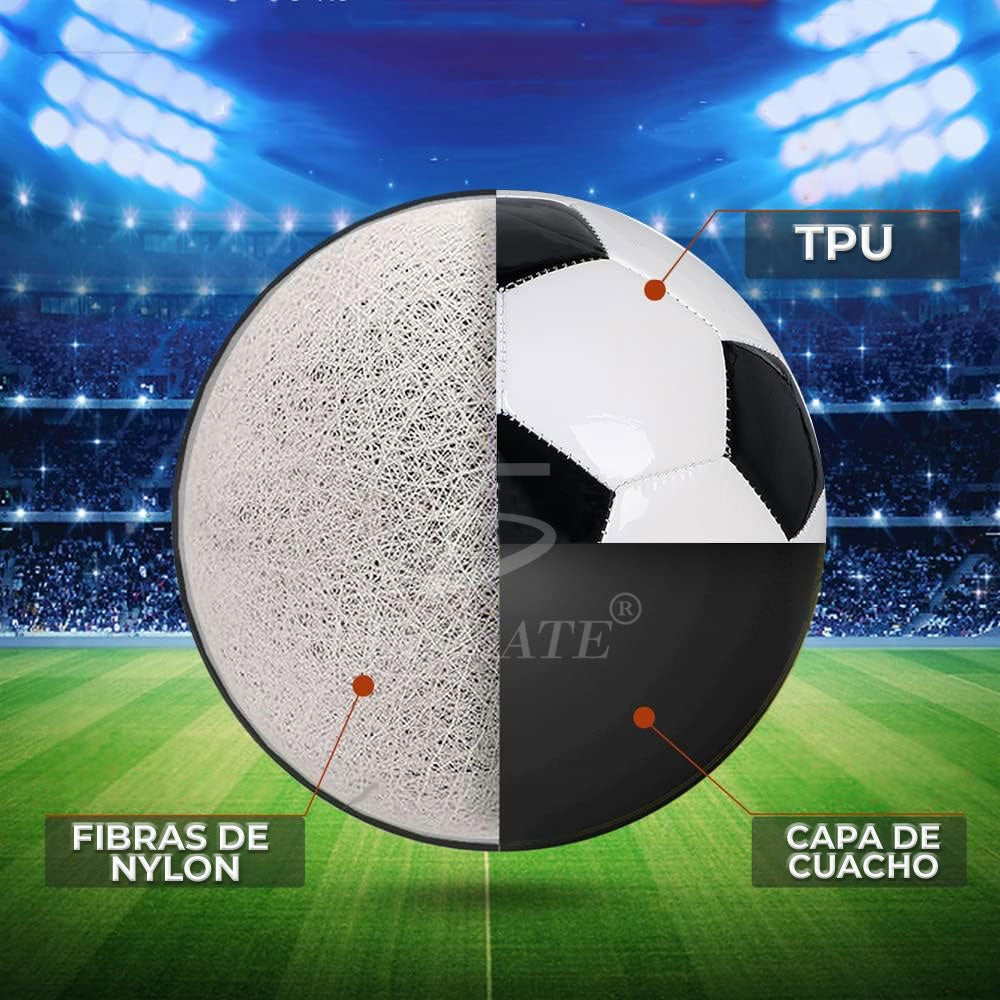 Balón de Fútbol Tradicional #5 - Disfruta del Deporte con Estilo