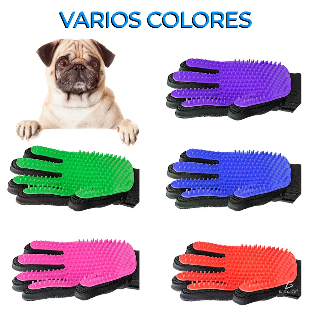 ELE-GATE Guante Quita Pelo Para Mascota