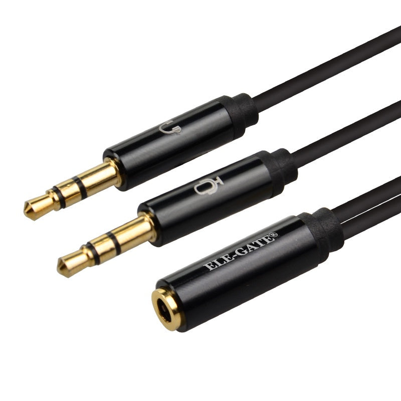Adaptador Auxilar 3.5 Headset Diadema Celular Audifono PC